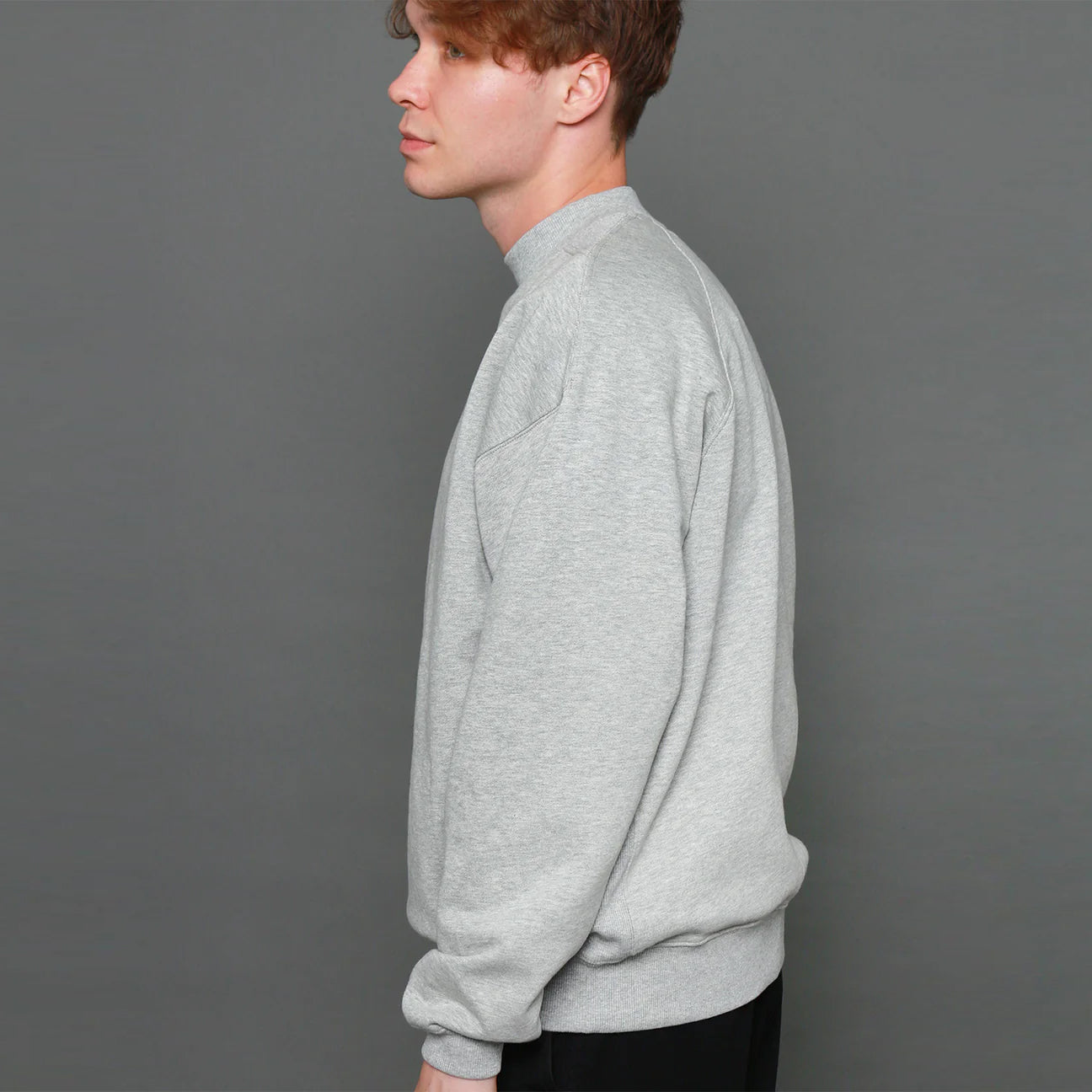 【SALE】FORTUNA homme フォルトゥナオム Organiccotton Clear Fleece SWEAT - TOPGRAY -