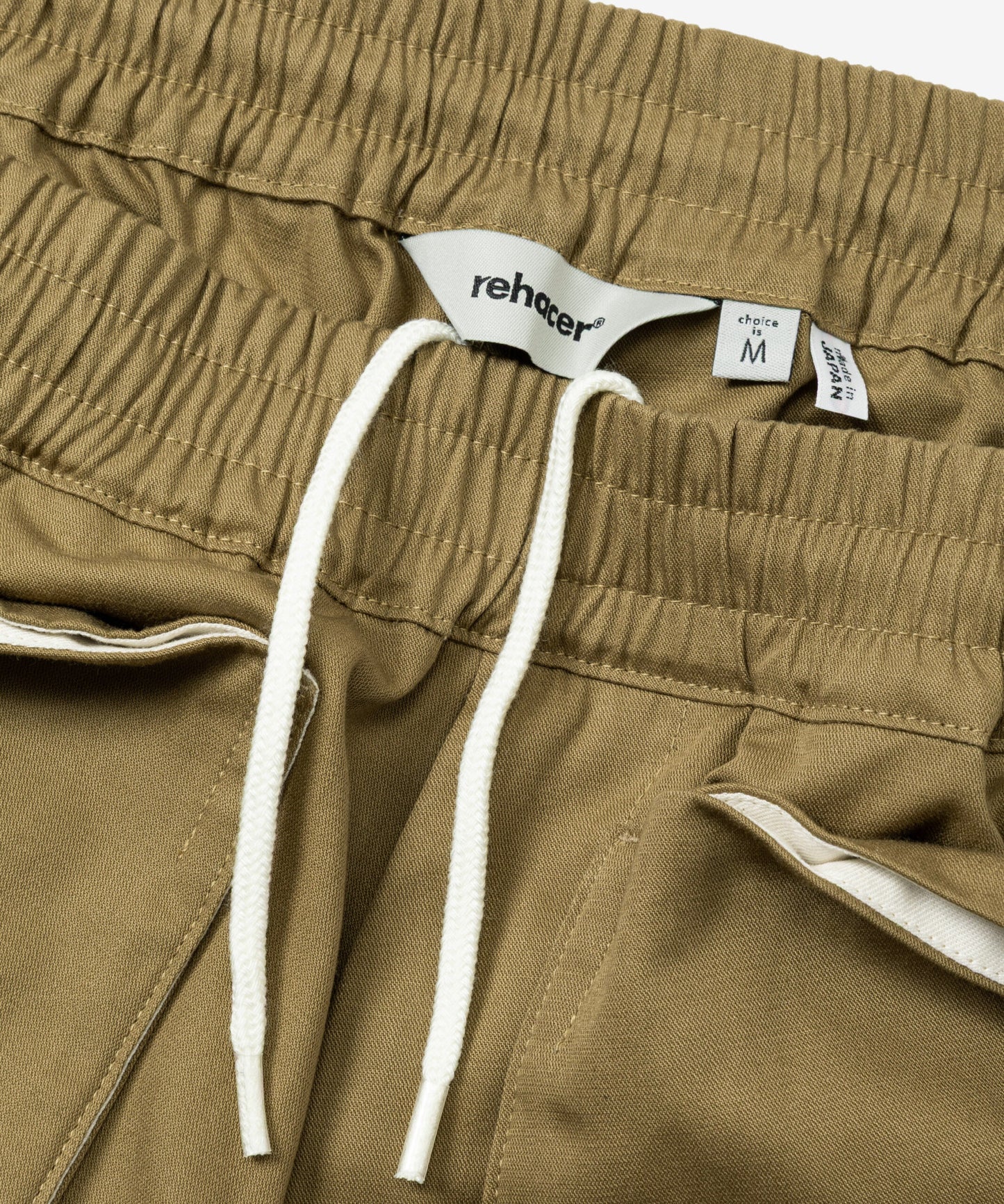 rehacer レアセル Envelope Sarouel Pants - BEIGE -