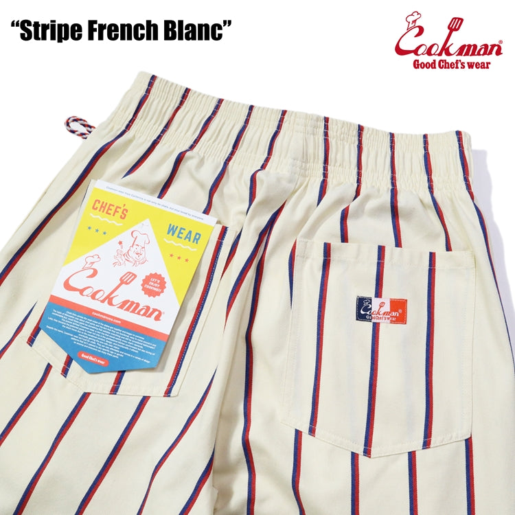 Cookman クックマン シェフパンツ Chef Pants Stripe French Blanc