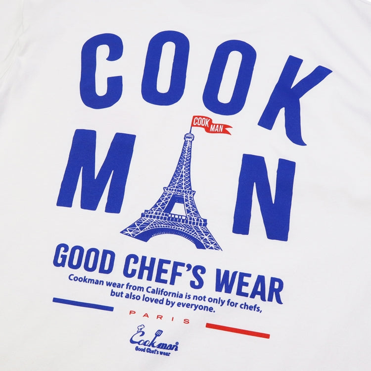 Cookman クックマン Tシャツ Eiffel Tower -WHITE-