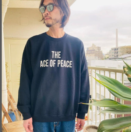 【RENEWAL MORE SALE】AS STANDARD アズスタンダードACE OF PEACE SWEAT