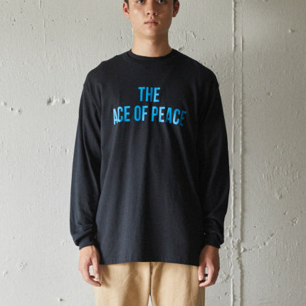 AS STANDARDアズスタンダードTHE ACE OF PEACE L/S TEE