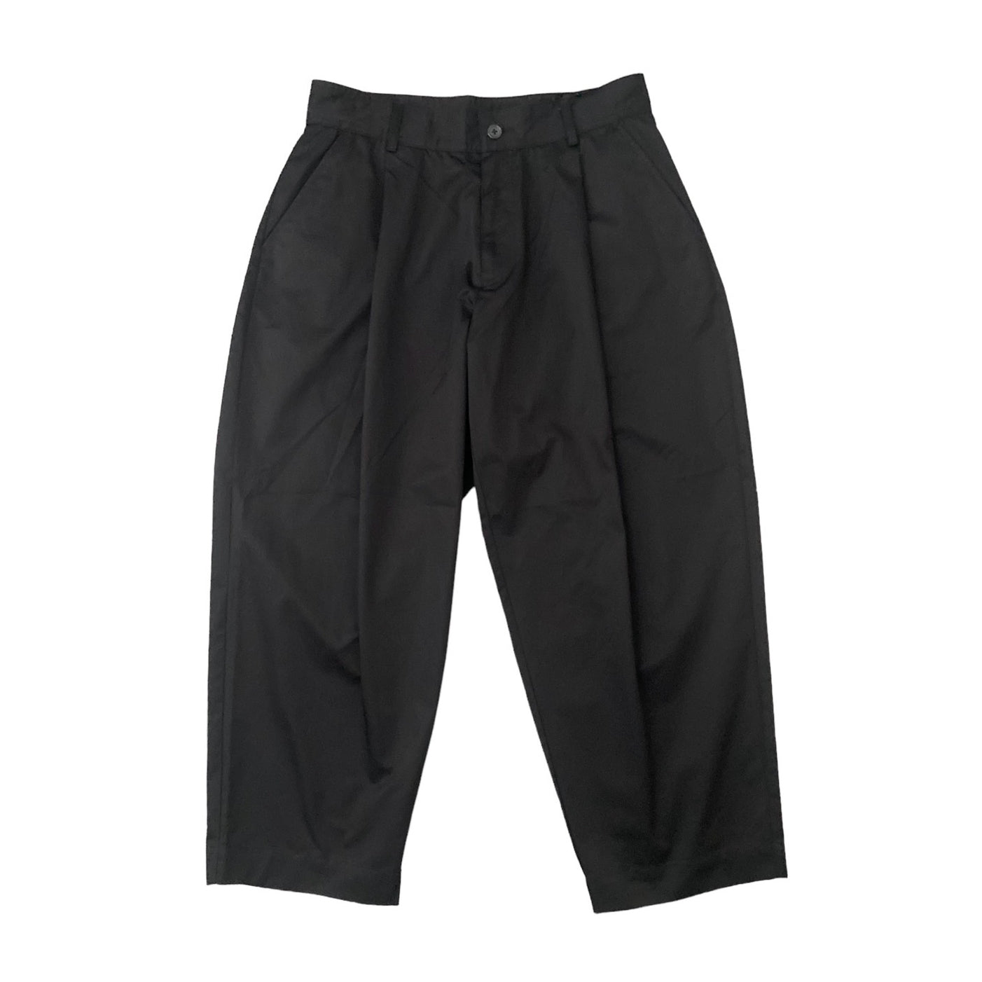 FORTUNA homme フォルトゥナオム SUPIMA Tuck Chino PT - BLACK-