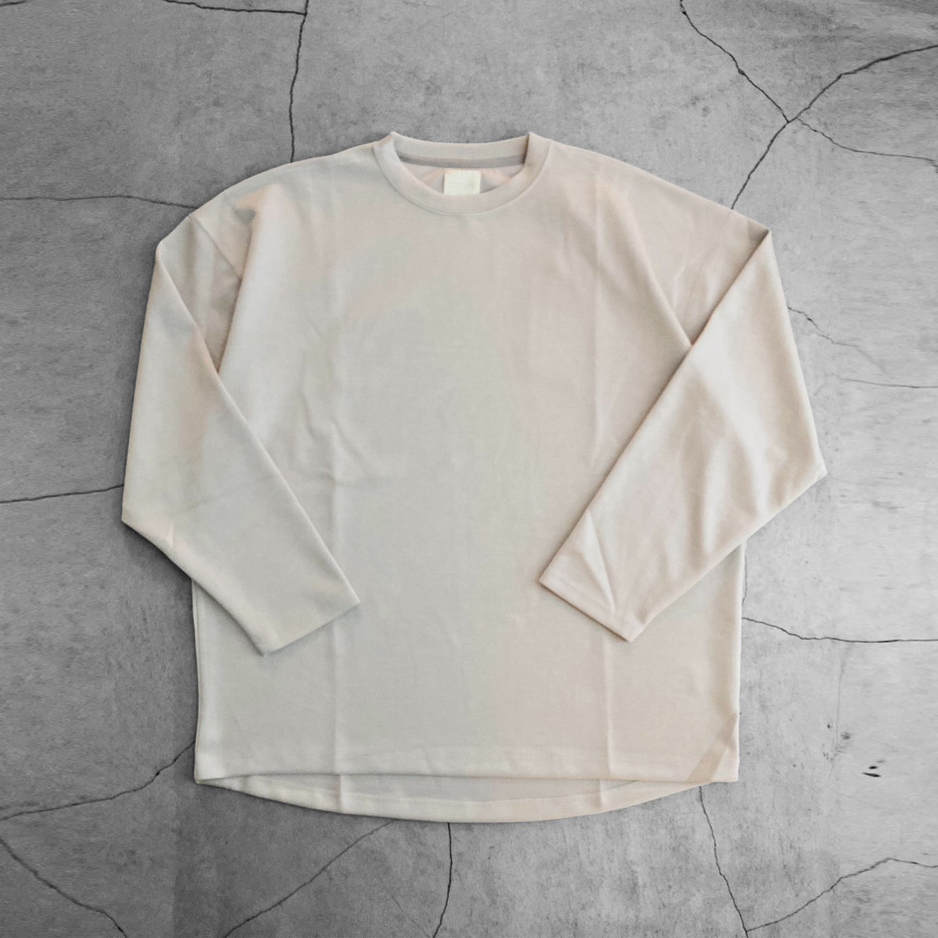【SALE】FORTUNA homme フォルトゥナオム ECOTEC TOROMI L/S Tee - BEIGE -
