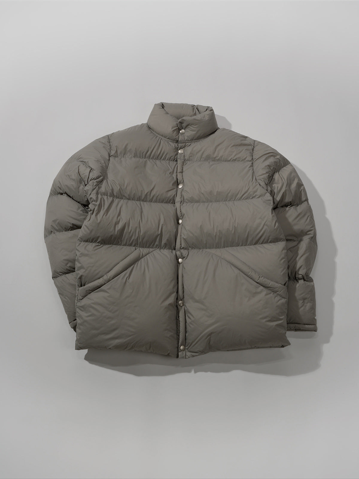 GERRY ジェリー Button up Artic 70 Down Jacket - SILVER GRAY