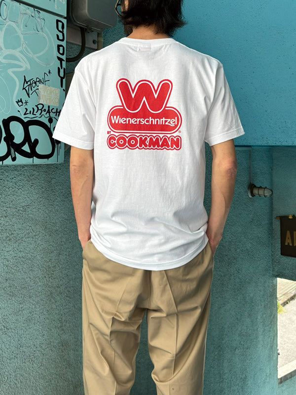 Cookman クックマン Wienerschnitzel Logo - WHITE -