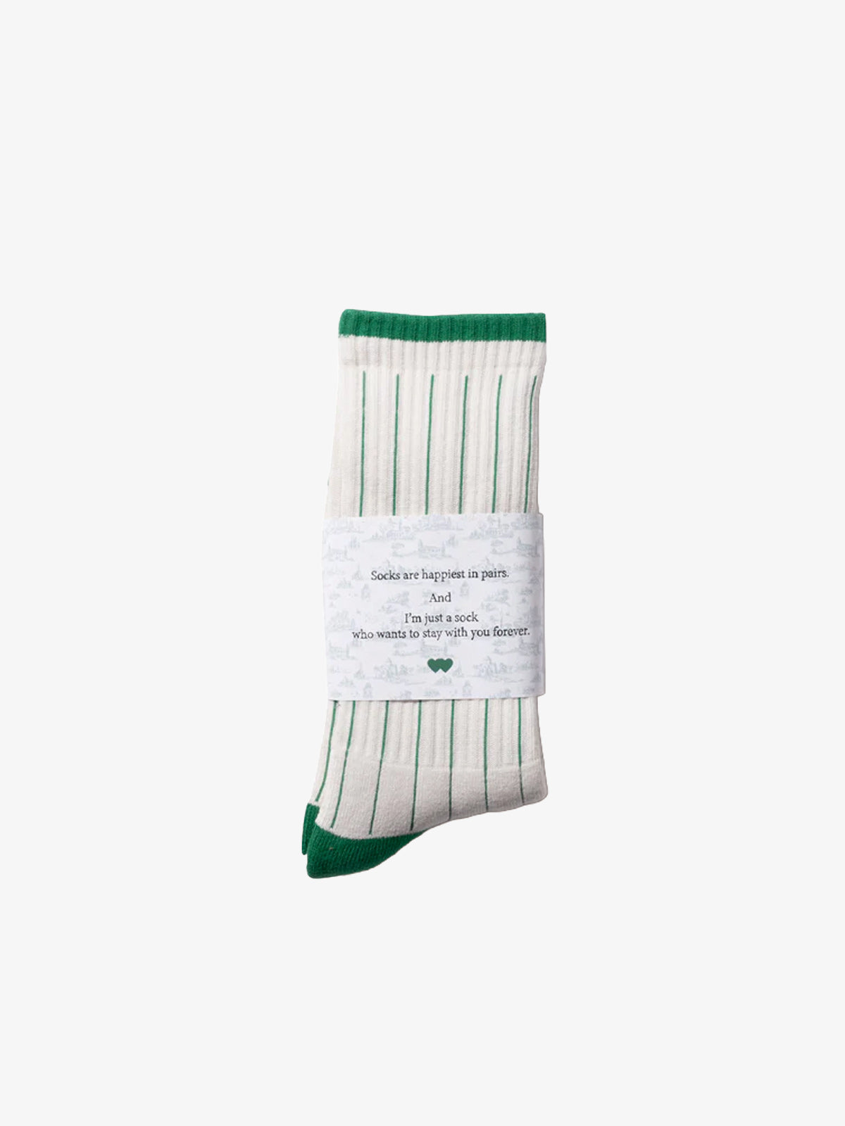 Little Yarmouth リトルヤーマウス Stripe Sox - GREEN -