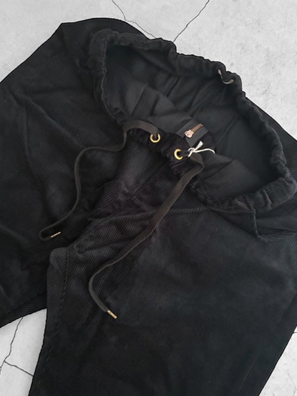 ALLS オールズ CORDUROY PANTS - BLACK -