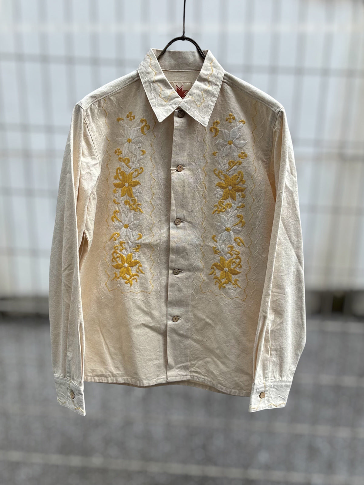Nasngwam ナスングワム Nasngwam MEXICAN SHIRTS - NATURAL -