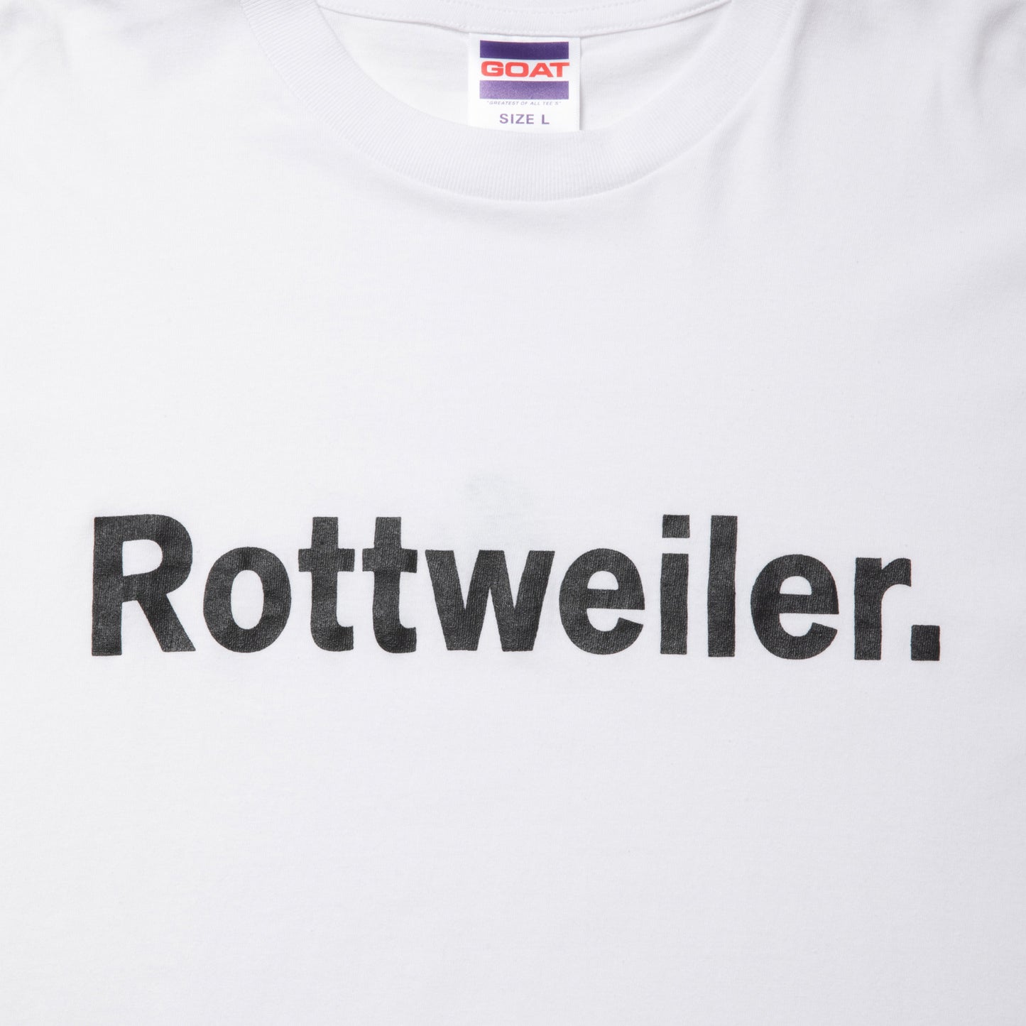 ROTTWEILER ロットワイラー PIGMENT CLASSIC TEE -WHITE-