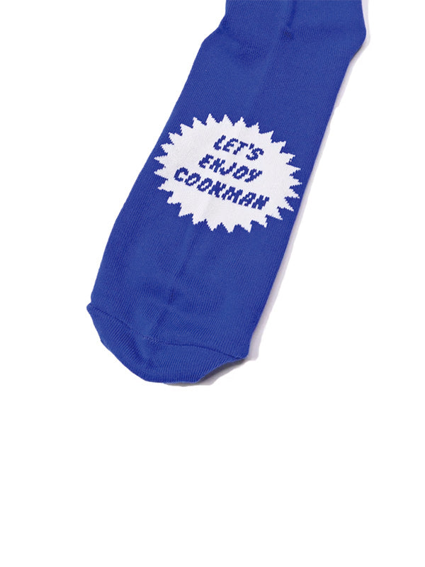 Cookman Rib Crew Socks Chef Hat LA - Blue -