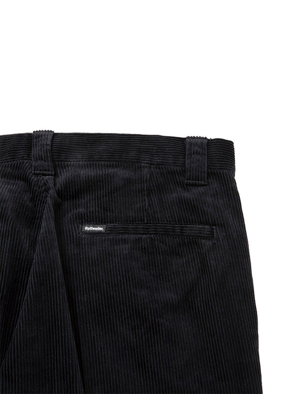 ROTTWEILER ロットワイラー R9 CORDUROY PANTS - BLACK -
