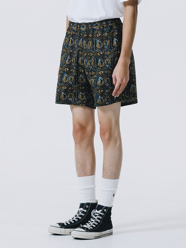 【MORE SUMMER SALE】ROTTWEILER ロットワイラー R9 PATTERNED SHORTS - NAVY -
