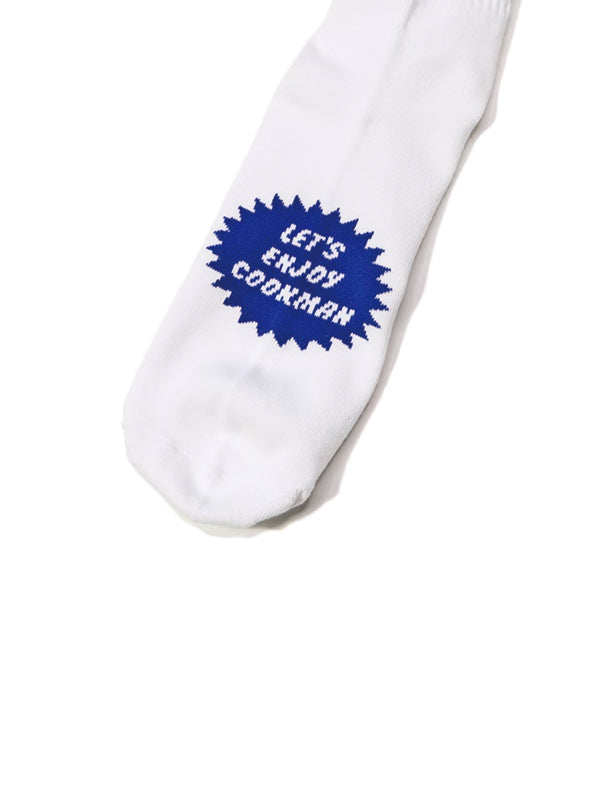 Cookman クックマン ソックス Rib Crew Socks Chef Hat LA - WHITE -