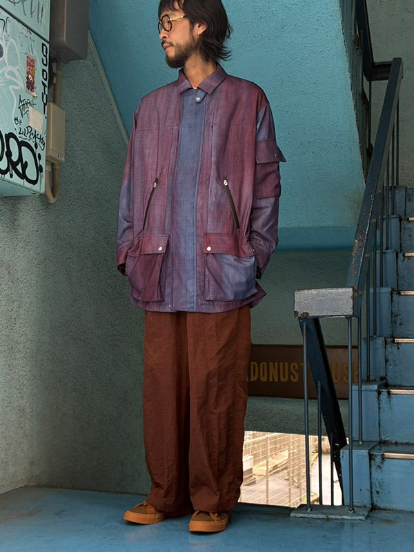THE JEAN PIERRE ジャン・ピエール Urban Wool Tech Coverall - BORDEUX -