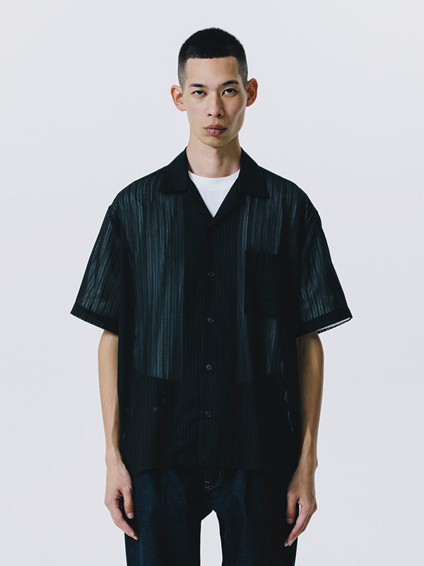 【MORE SUMMER SALE】ROTTWEILER ロットワイラー R9 STRIPE S/S SHIRT - BLACK -