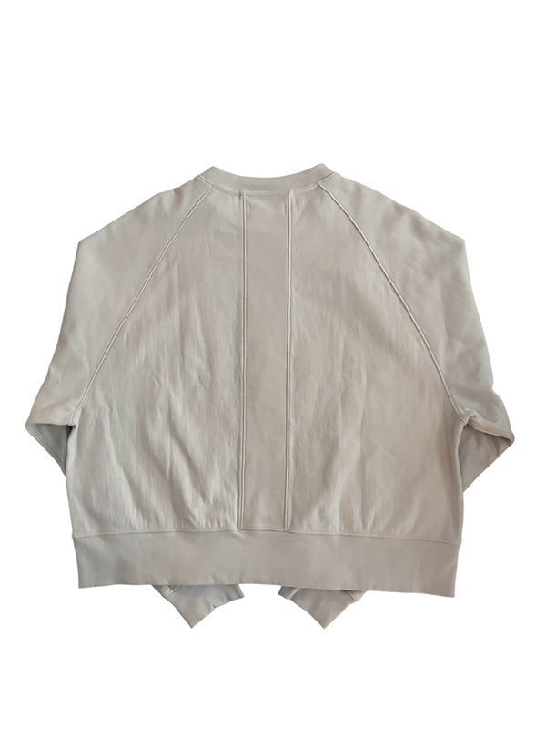 THE JEAN PIERRE ジャン・ピエール THE EMB Sweat Shirt - ECRU -