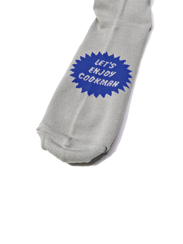 Cookman Rib Crew Socks Chef Hat LA - Gray -