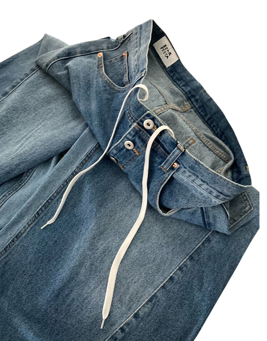 SCARPETTA スカルペッタ BARREL LEG PANTS - INDIGO -