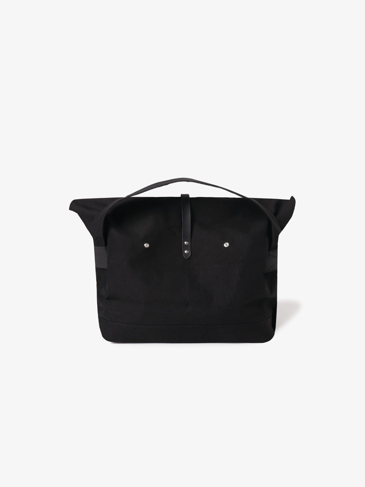 Little Yarmouth リトルヤーマウス Canvas Messenger Bag - BLACK -