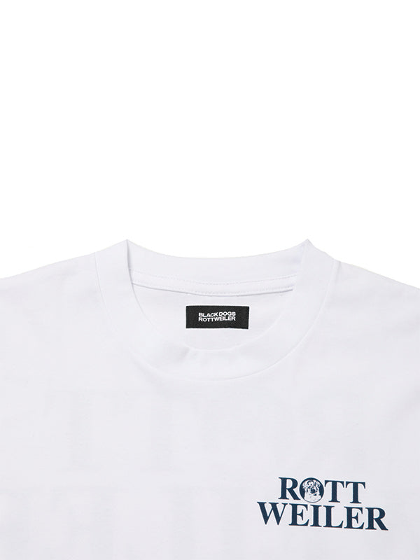 ROTTWEILER ロットワイラー DOGRACE TEE - WHITE -