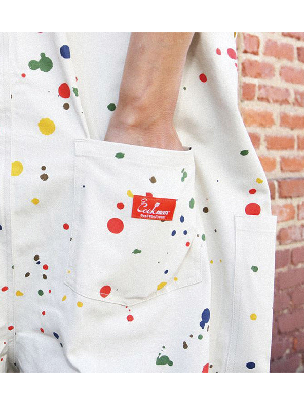 Cookman クックマン オーバーオール Fisherman's Bib Overall Sauce Splash