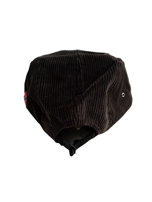 【WINTER SALE】ALLS オールズ JET LOGO CAP CORDUROY - CHARCOAL -