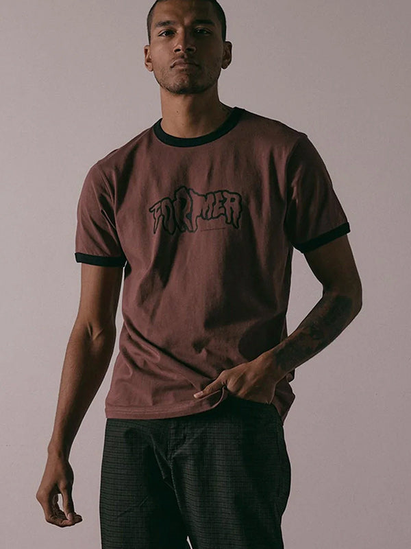 FORMER フォーマー VANISH RINGER T-SHIRT // PLUM