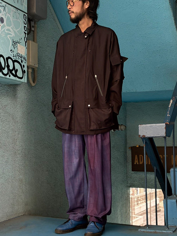 THE JEAN PIERRE ジャン・ピエール Urban Wool Tech Coverall - INK BLACK -