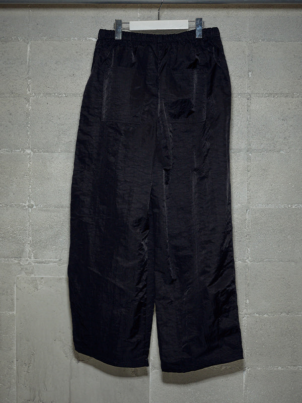 SCARPETTA スカルペッタ EASY NYLON PANTS - BLACK -
