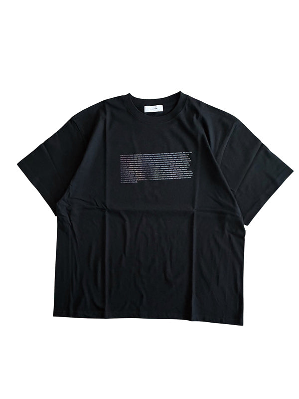 THE JEAN PIERRE ジャン・ピエール THE TEE - BLACK -