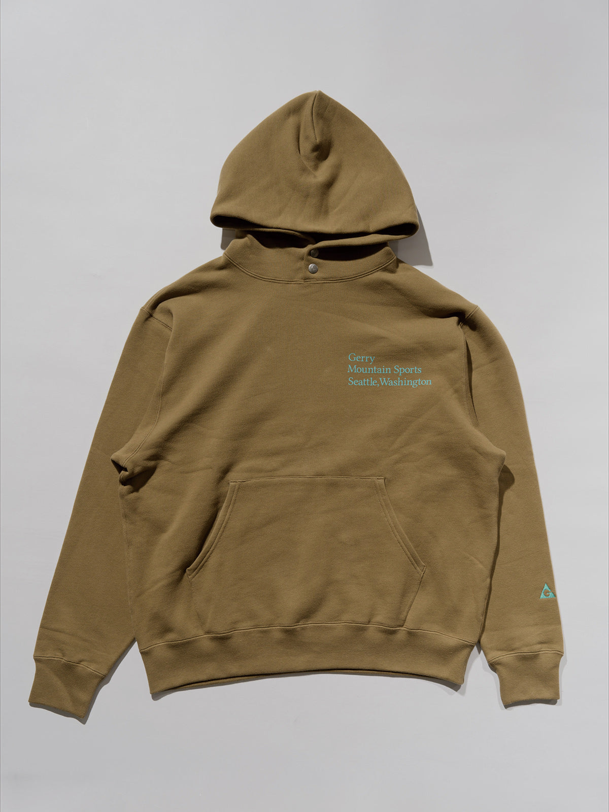 GERRY ジェリー 13oz Heavy Cotton Sweat Graphic Hoodie - COYOTE -