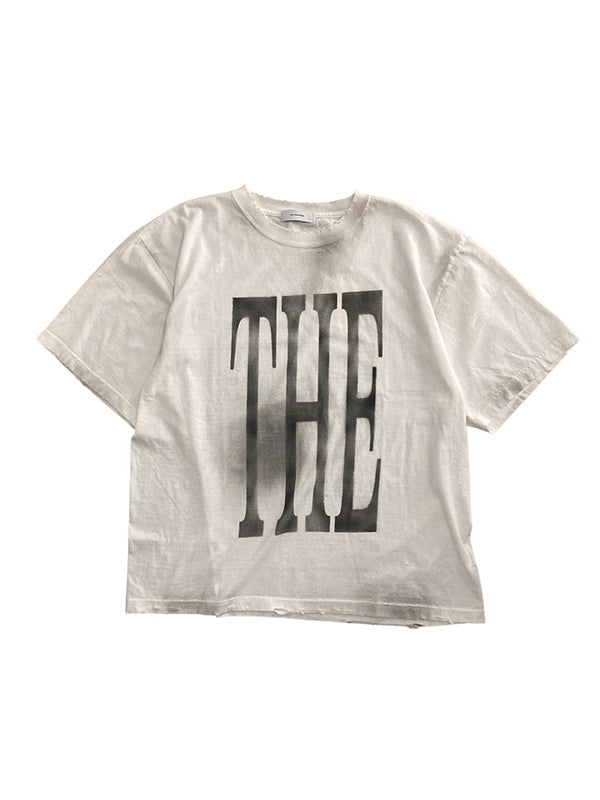 【SALE】THE JEAN PIERRE ジャン・ピエール THE Tee - INK WHITE -