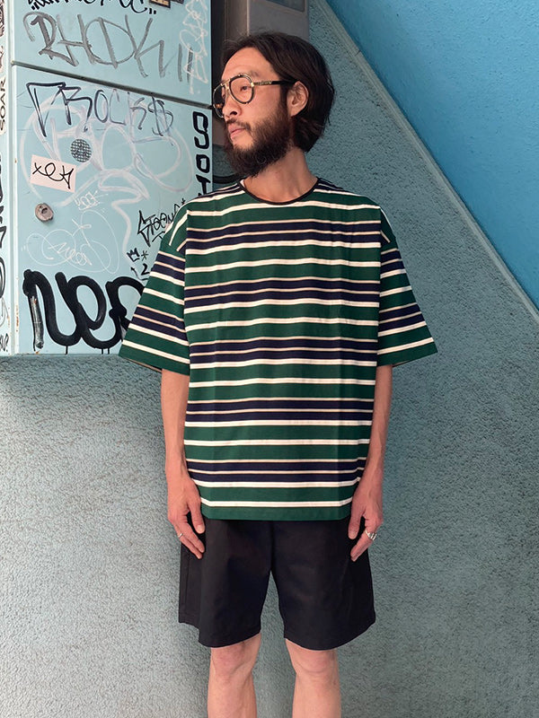 AS STANDARD X SCREEN STARS Cut Off BORDER S/S TEE - GREEN -