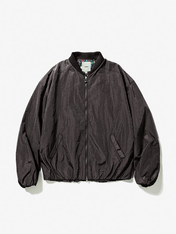 未使用美品　rehacerレアセル スカジャン　　ブラック　サイズM rehacer レアセル Shrink MA-1 Jacket - BLACK - – ADONUST MUSEUM