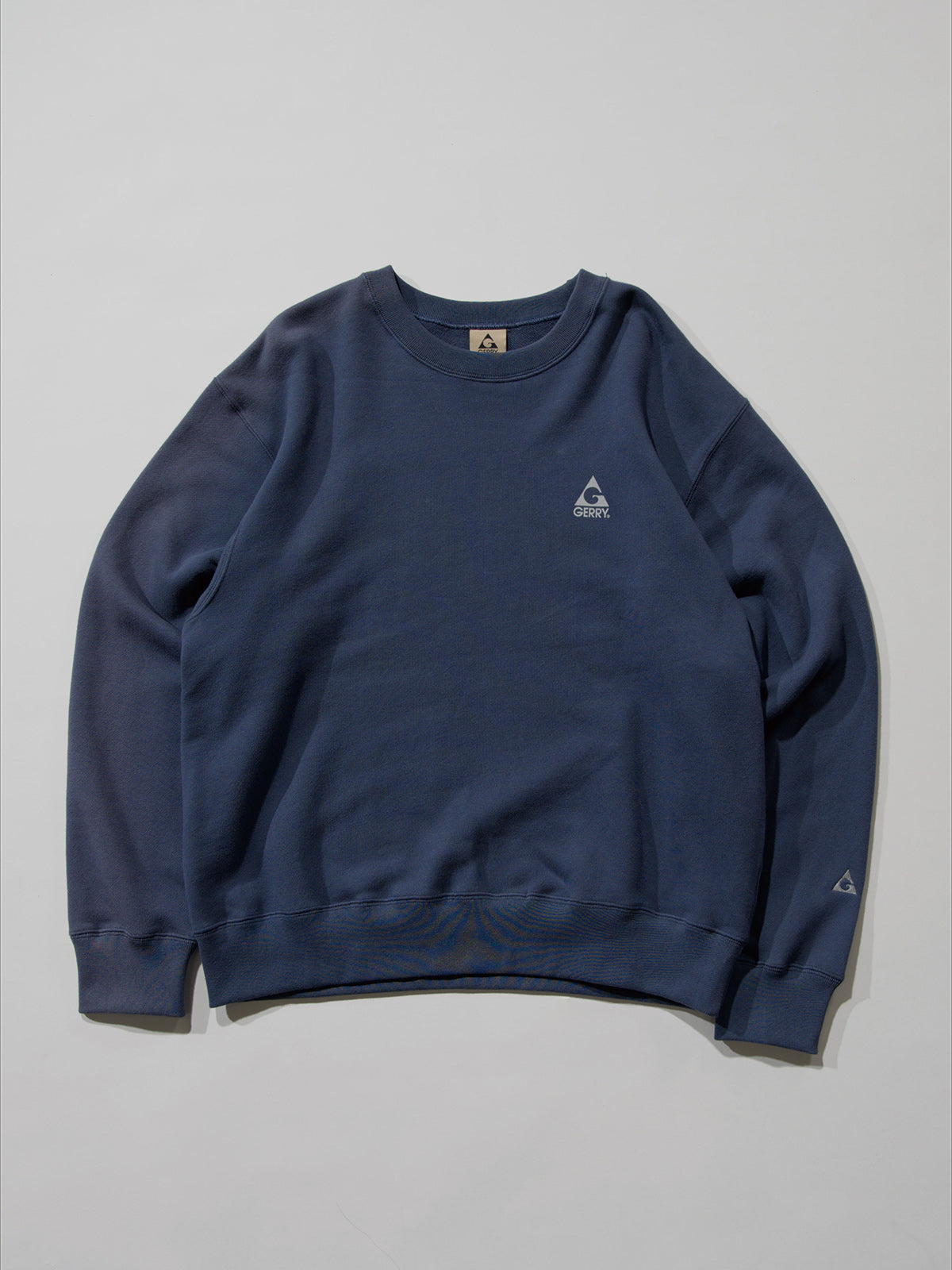 GERRY ジェリー 13oz Heavy Cotton Sweat Graphic Crew Shirt - NAVY -