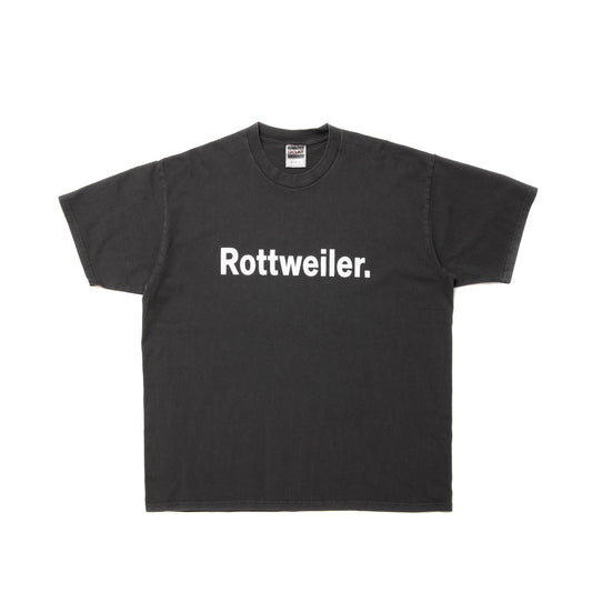 ROTTWEILER ロットワイラー PIGMENT CLASSIC TEE -CHARCOAL-