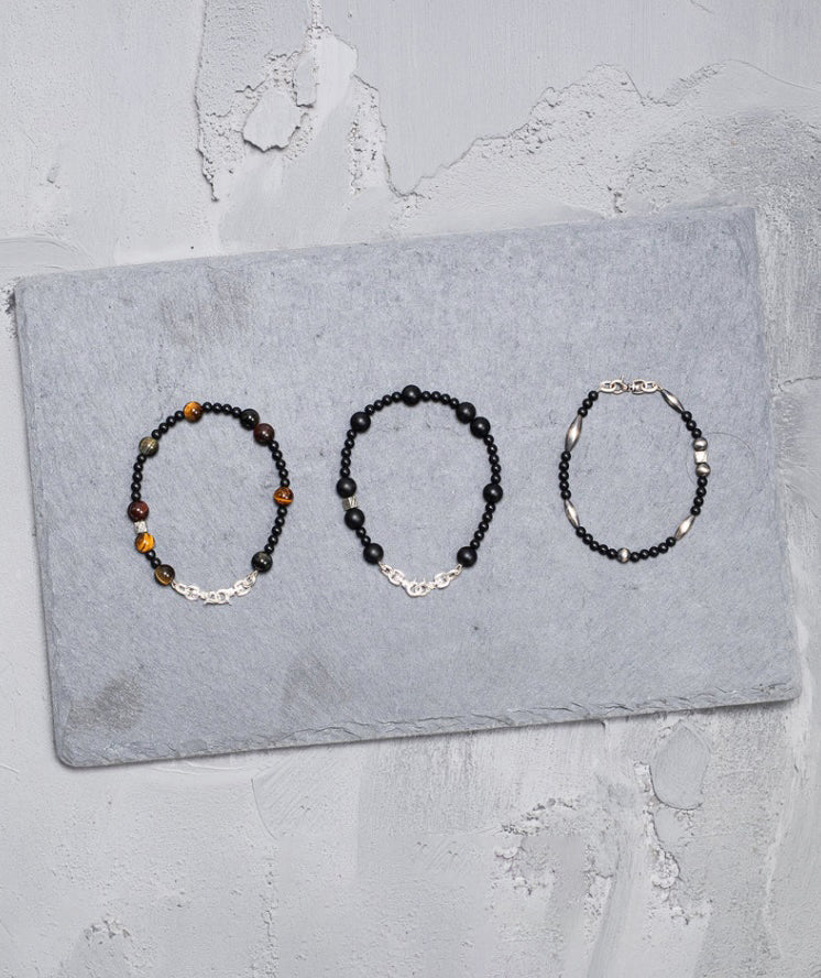 NarrativePlatoon ナラティヴプラトゥーン Macro Micro Onyx Bracelet