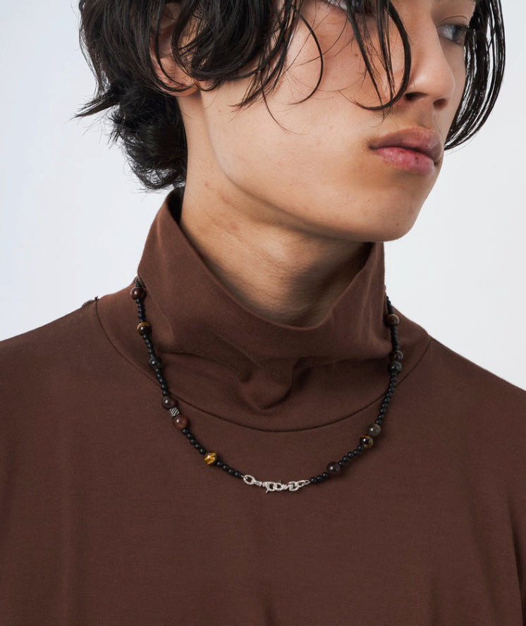 NarrativePlatoon ナラティヴプラトゥーン Macro Micro Tiger's eye Onyx Necklace