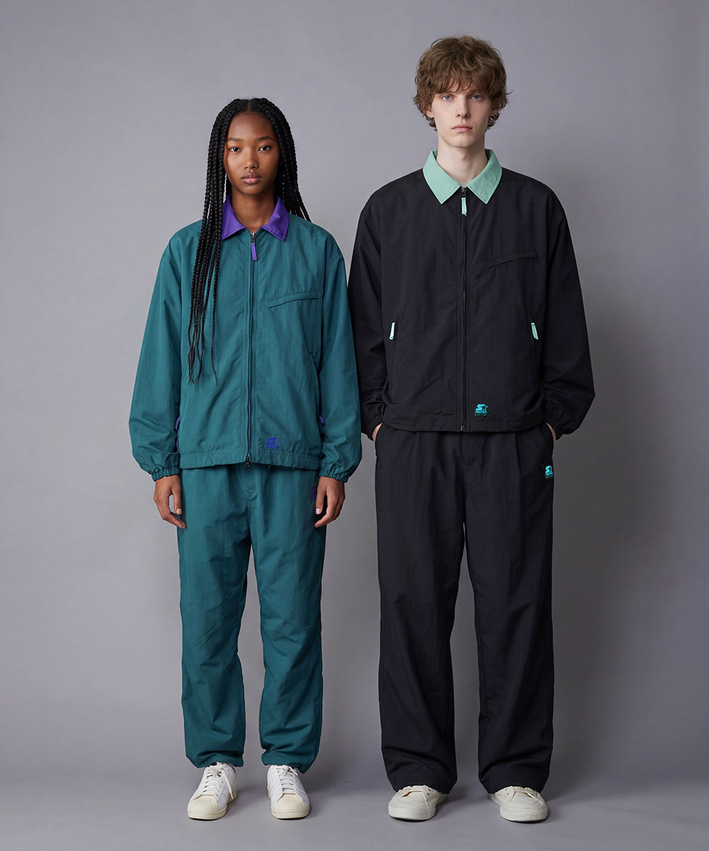 rehacer レアセル × STARTER Track Easy Pants - GREEN -