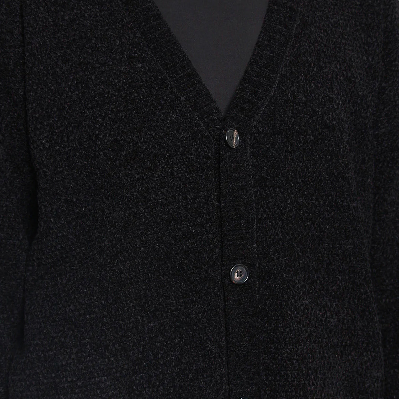 FORTUNA フォルトゥナオム ECOTEC ChenilleKnit CD - BLACK -