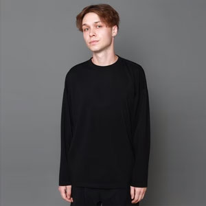 FORTUNA フォルトゥナオム ECOTEC TOROMI L/S Tee - BLACK -