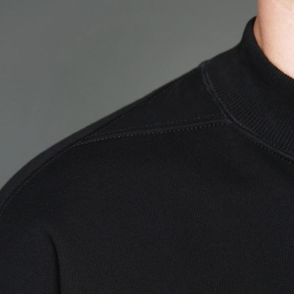 FORTUNA フォルトゥナオム Organiccotton Clear Fleece SWEAT - BLACK -