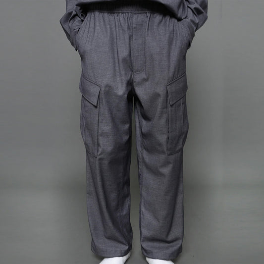 FORTUNA フォルトゥナオム WOOLY TECH Twill Cargo PANTS - GRAY -