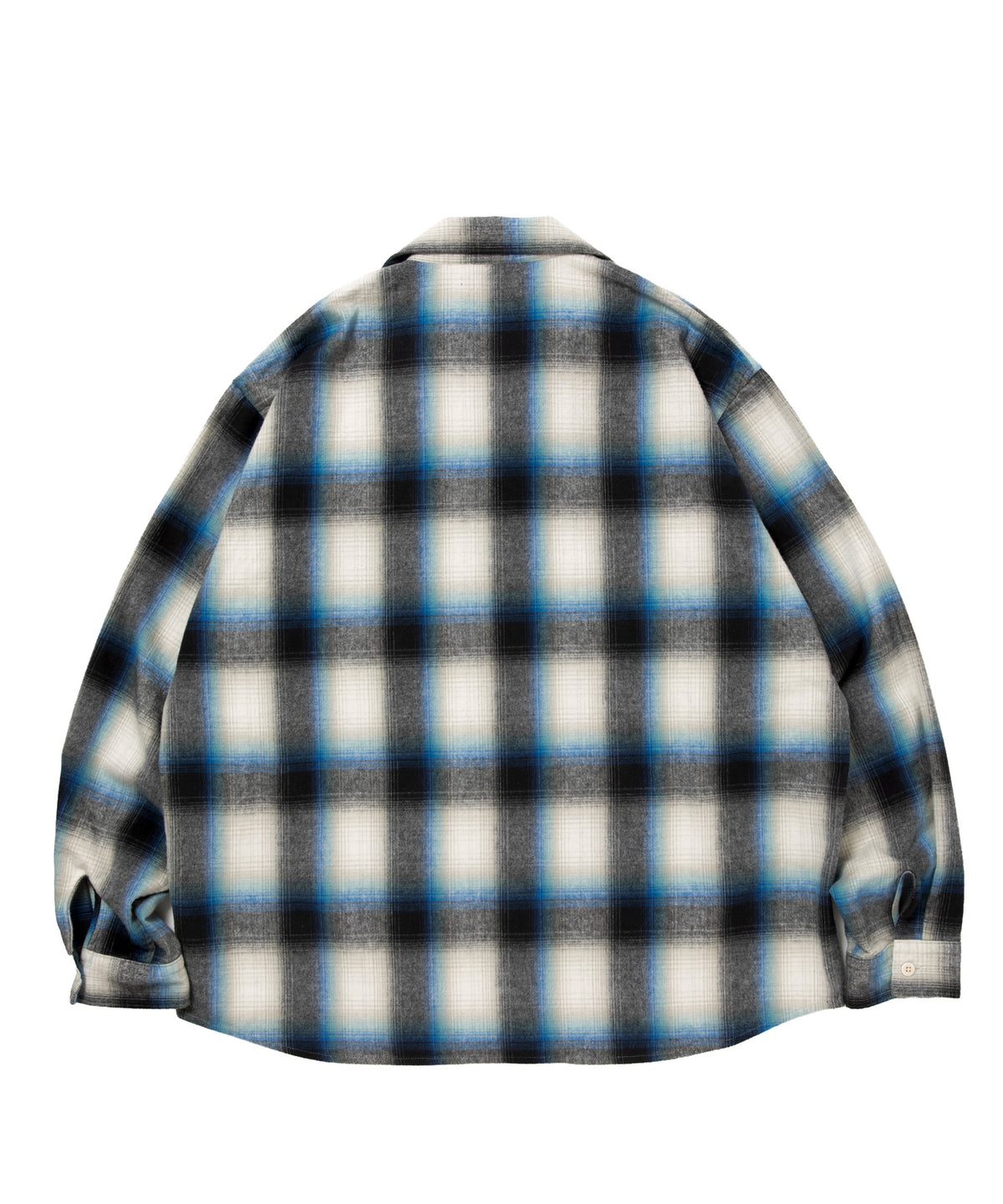 ROTTWEILER ロットワイラー R9 OMBRE CHECK SHIRT - BLUE -
