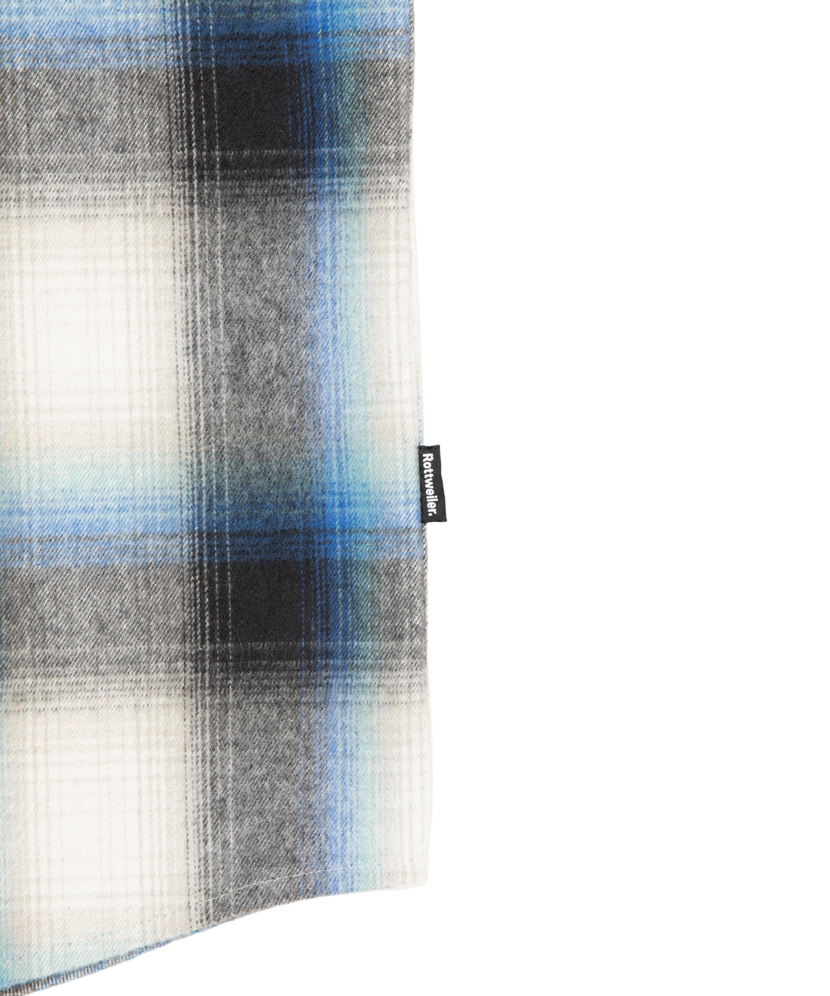 ROTTWEILER ロットワイラー R9 OMBRE CHECK SHIRT - BLUE -