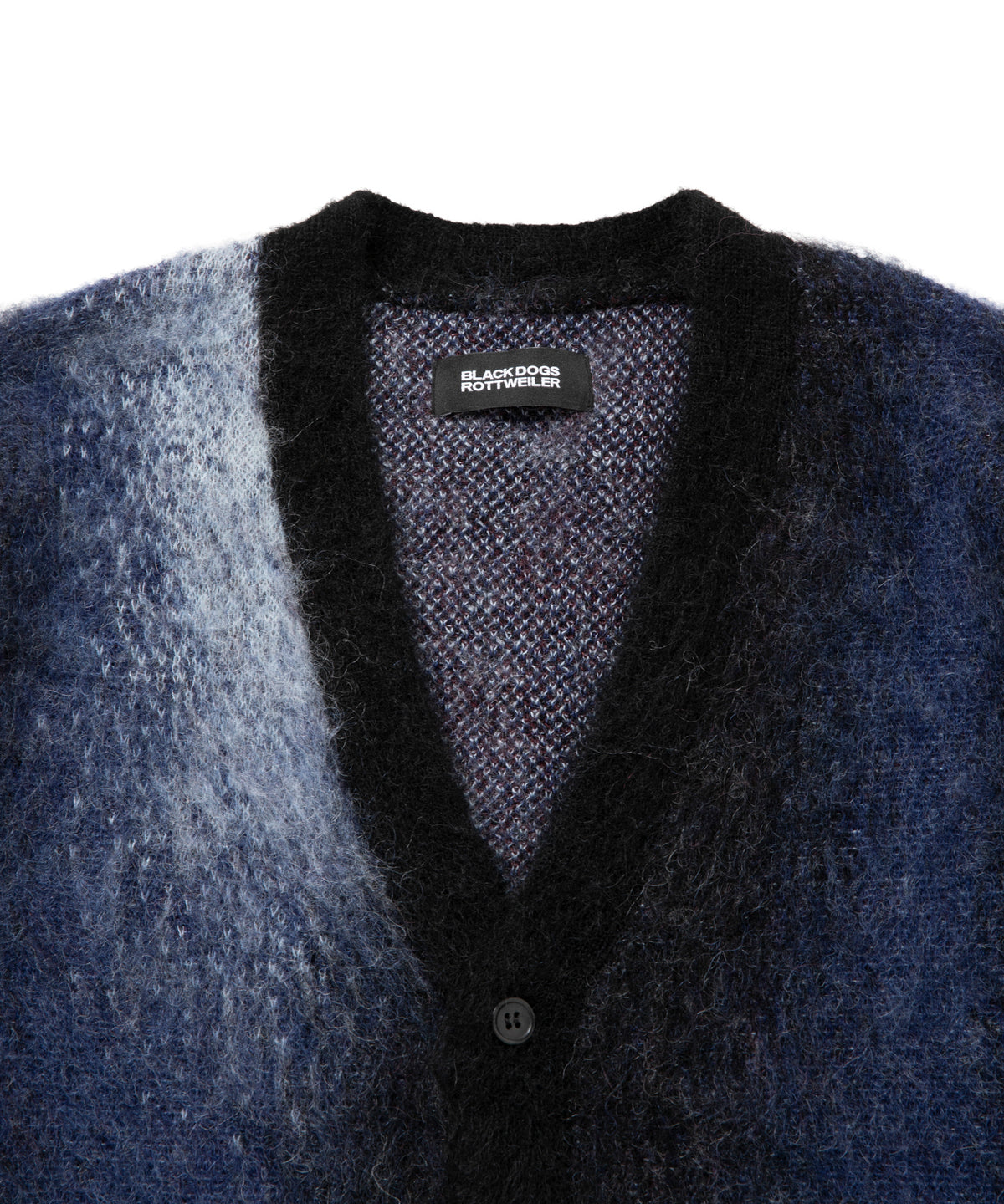 ROTTWEILER ロットワイラー R9 PATERNED CARDIGAN - NAVY -