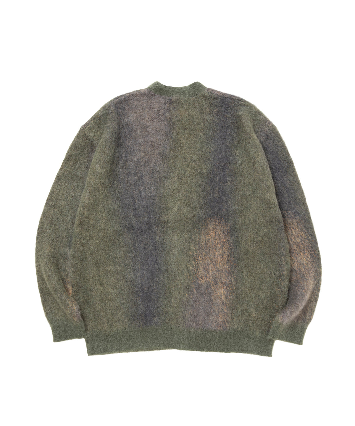 ROTTWEILER ロットワイラー R9 PATERNED CARDIGAN - GREEN -