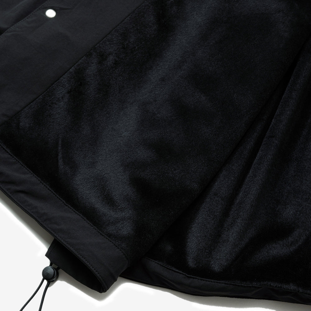 rehacer レアセル Wide Curve Coach Jacket - BLACK -