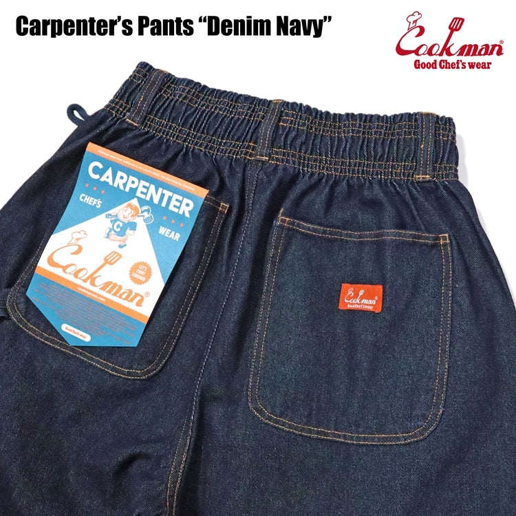 Cookman クックマン カーペンターズパンツ Carpenter's Pants Denim - Navy -